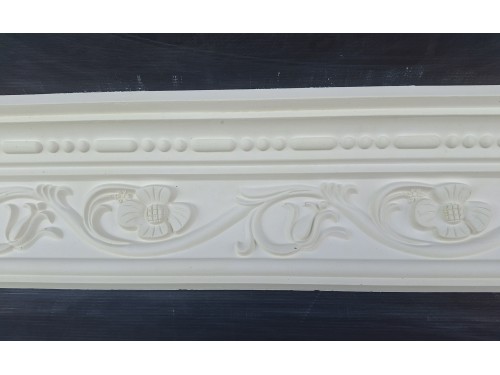 Corniche marguerite  en plâtre céramique